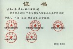 08年安徽省民營(yíng)十強(qiáng)證書(shū)